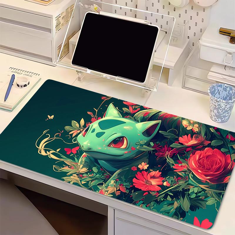 Mouse Pad P-Pokemon Large xxl Rubber Computer Gaming Accessories HD Print Mousepad Extended Desk Mat Locking Edge Gamer Carpet