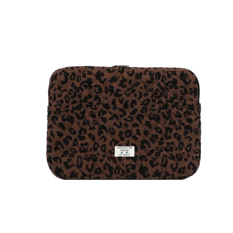 Leopard Print Portable Laptop Case Laptop Carrying Case Laptop Storage Bag for 11/13/15 Inch Laptops
