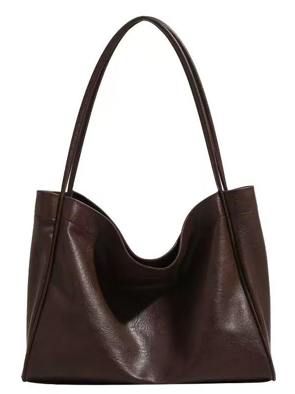 Millard Weiches Leder-Tote - Retro Pendler-Schultertasche für Mutter und Kind, Großes Fassungsvermögen, Vielseitig für 2025.
