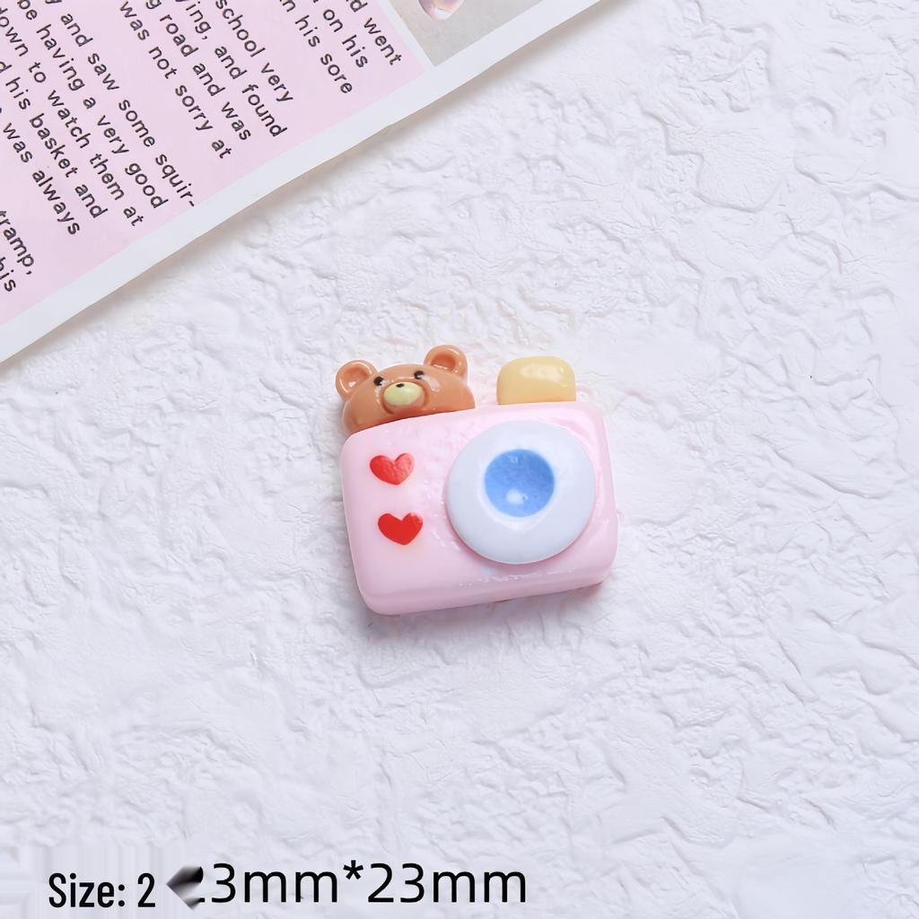 Spring Series Cartoon Animal Cream Glue Accessories: Creative Shoe Charms & Resin DIY Jewelry Hair Clips