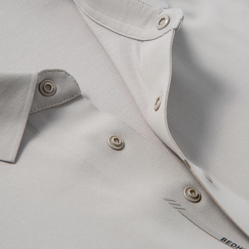 Summer Elastic Breathable Short Sleeve T-shirt for Men Polo Shirt