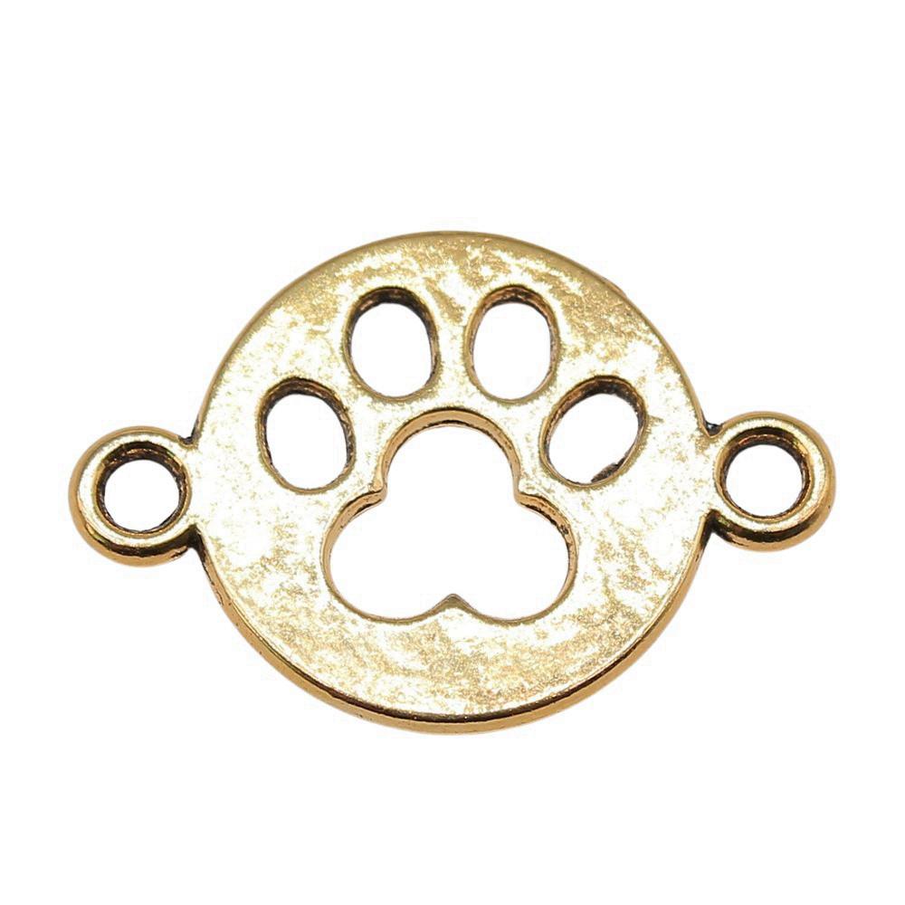 Paw Connectors Animal Theme Links For Pet Lover Jewelry Components Findings