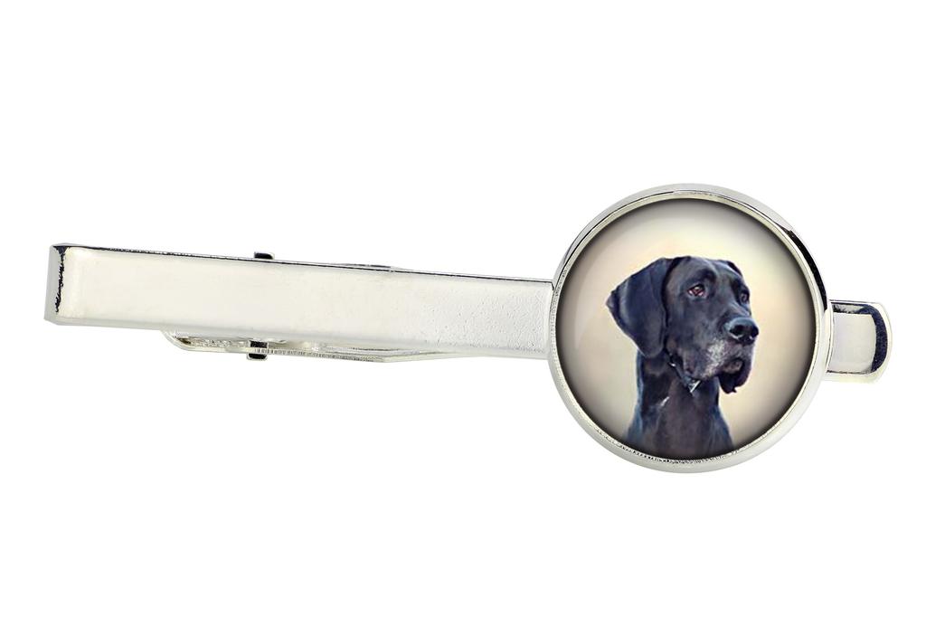 Great Dane - cufflinks and tie with your photo, a suit decoration, men's jewelry from the Art-Dog brand.