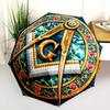1PC Freemasonry Umbrella Portable Folding Umbrella Iron Frame Hole Bone Structure Outdoor Home Umbrella A5