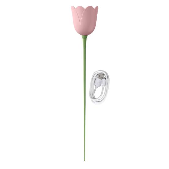 

Інтерактивний котячий м яч у формі квітки, автоматичний котячий м яч, що котячий м яч, активований сенсорним рухом, перезаряджається USB, розумна іграшка для домашніх тварин для котів і собак рожевий