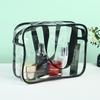 High-Grade Transparent PVC Makeup Bag: Portable, Waterproof Toiletry Storage