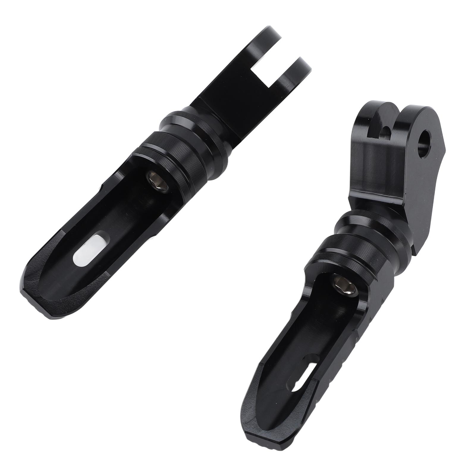 Motorcycle Front Foot Pegs Short Handle Anti Slip Aluminum Alloy Sturdy High Strength Footrest Pegs Pedals For T100