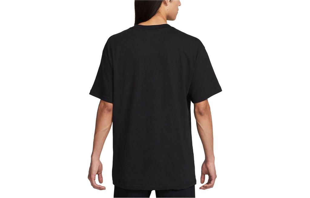 Nike T Shirts Men's Black Crew Neck Moderate Straight Fit FJ1144-010