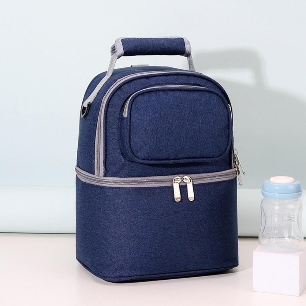 Double Layer Maternity Backpack Insulation Material Mommy Bag Breastmilk Cooler Bag  Breastfeeding