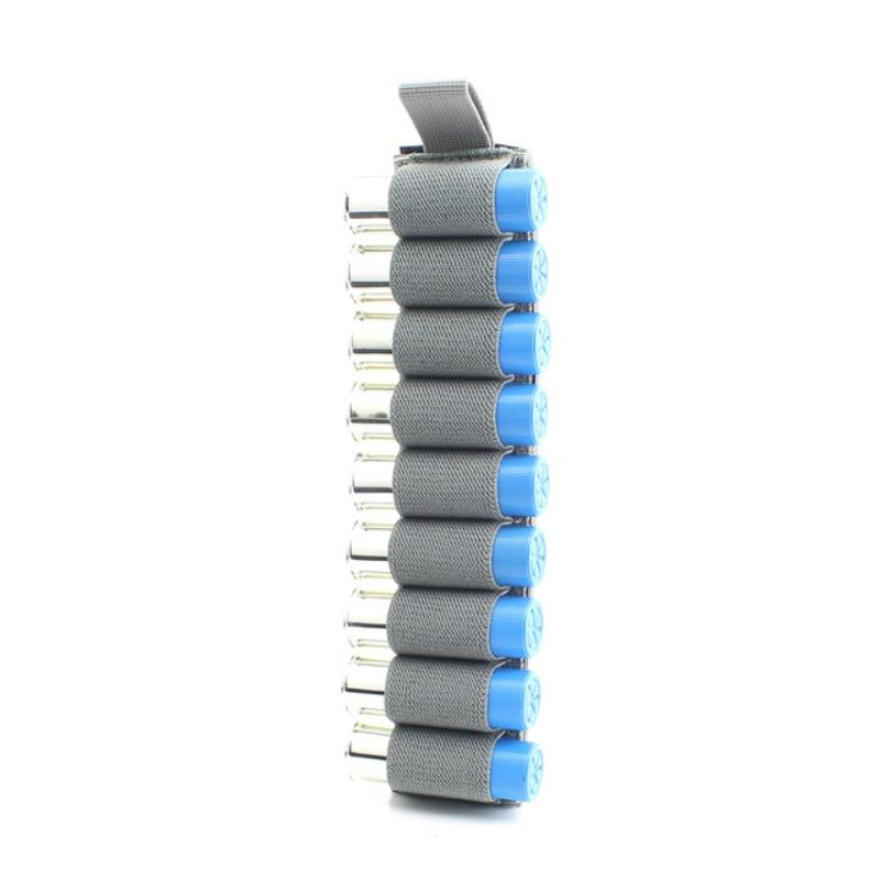 Tactical 6/9 Round Ammunition Bag 12/20GA Shotgun Portable Velcro Attachment Bag Circular Rifle Bullet Holder.