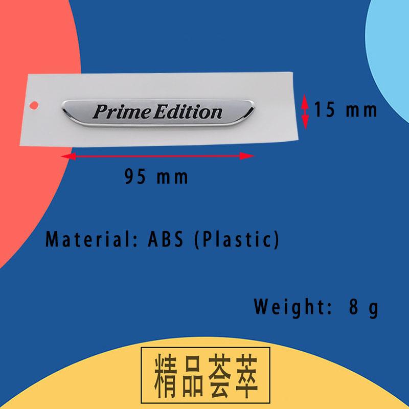 3D Auto Styling Prime Edition für Auto Motorhaube Kotflügel Kofferraum Heckklappe Namensschild Aufkleber Emblem Plakette