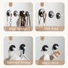Stable Suction Cup Door Hook Removable Clothes Hanger Multifunctional Key Hook  Office