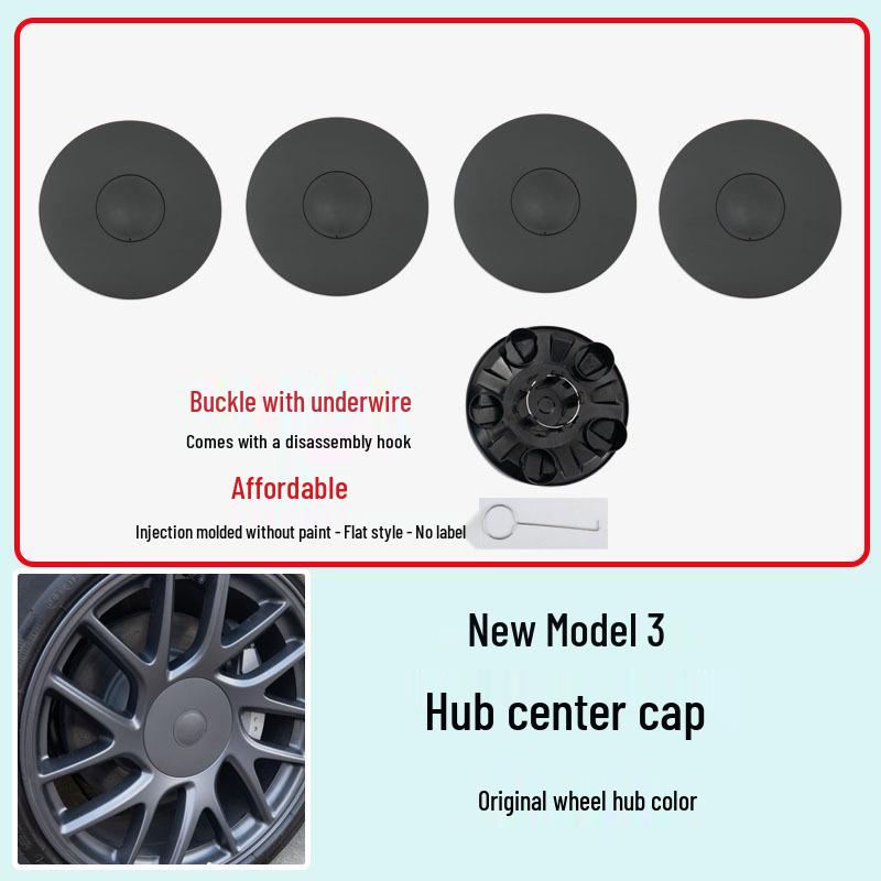 Schutzkappe für die Mittelbohrung für 18-Zoll-Reifen des Tesla Model 3