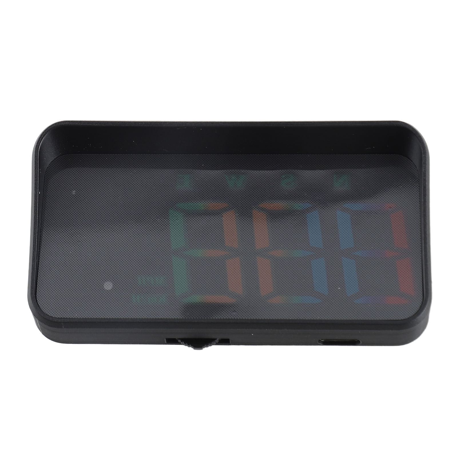 

Автомобильный HUD Проектор на лобовое стекло GPS Спидометр Система с дисплеем высокой четкости Предупреждение о превышении скорости Отображает скорость км/ч чёрный