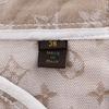 LOUIS VUITTON Monogram denim skirt tight Brown cotton/polyester Women Used