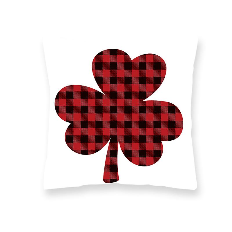 

Рождественское украшение в стиле Инс, атмосфера, наволочка с клевером, диван, праздничный подарок, наволочка для подушки для автомобиля, офиса 45*45cm
