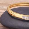 Nidin Trendy Brand Women Girls Cuff Charm Bangles Trendy Copper Zircon Belt Design Fashion Wedding Party New Year Jewelry Gift