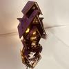 3D Wooden Puzzle Kit DIY Wooden Puzzle Haunted House Model Light-up Halloween