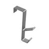 Punch Free Door Back Hook Stainless Steel Clothes Hanger New Door Back Storage Rack