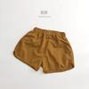 Korean Summer Kids Slub Cotton Shorts Soft Breathable Unisex Casual Sporty Outerwear Trendy
