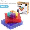 3D Transparent Magnetic Cube Kids Magic Puzzle Montessori Sensory Toy Kids Intellectual Development Stress Relief Gift