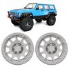 2Pcs 1.9 Inch Wheel Hub Aluminum Alloy Beadlock Wheels   Hubs for   Scx10 RC Car