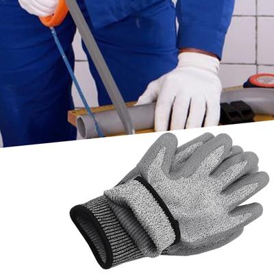 1 Paar zuverlässige Schnittschutzhandschuhe, robuster Schutz, verschleißfest, Sicherheitsstufe 5, langlebig, schnittfeste Handschuhe, Werkstatt