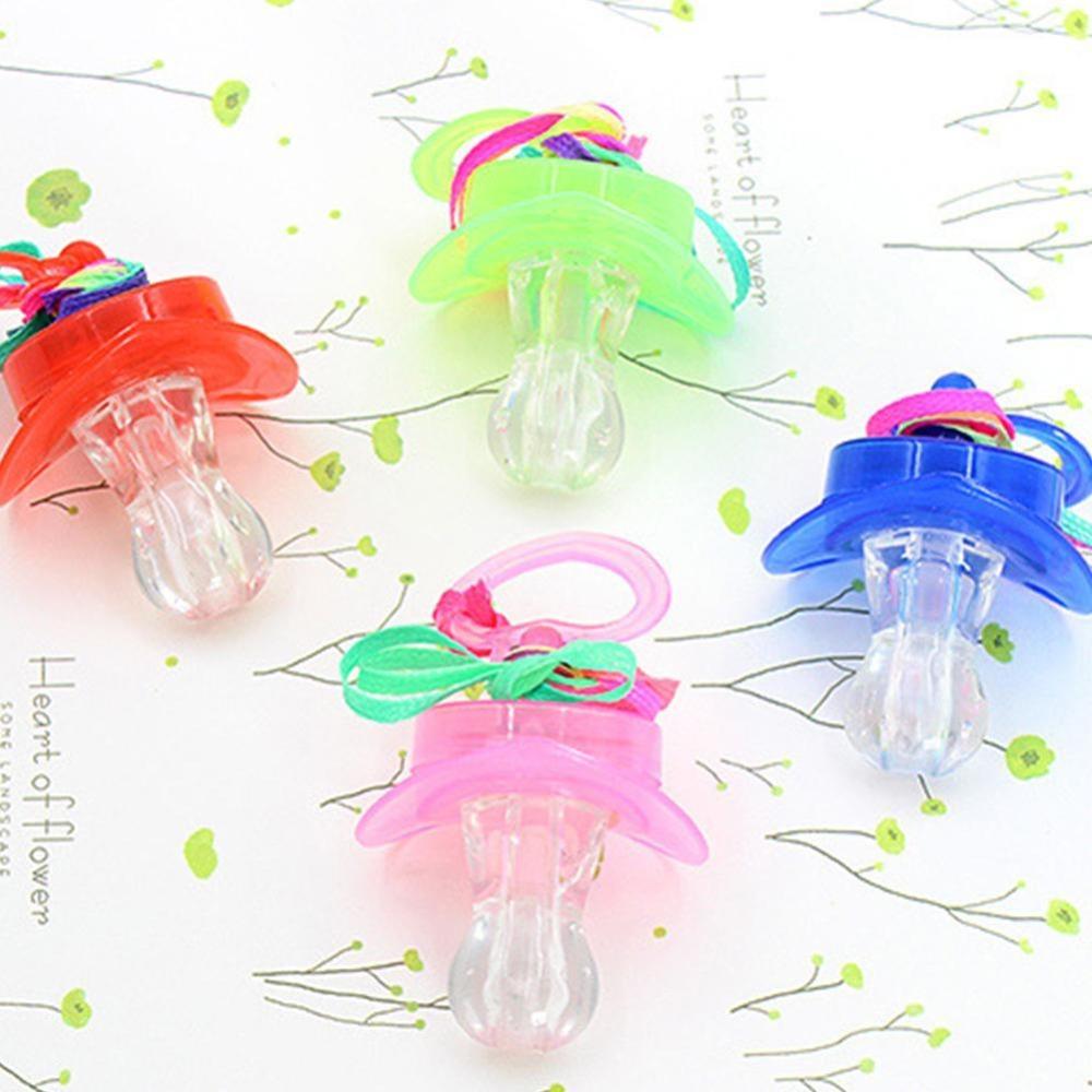 Whistles Party Toys Flashing Pacifier Whistle Nipple Whistle LED Pacifier Whistle Whistle Pacifier