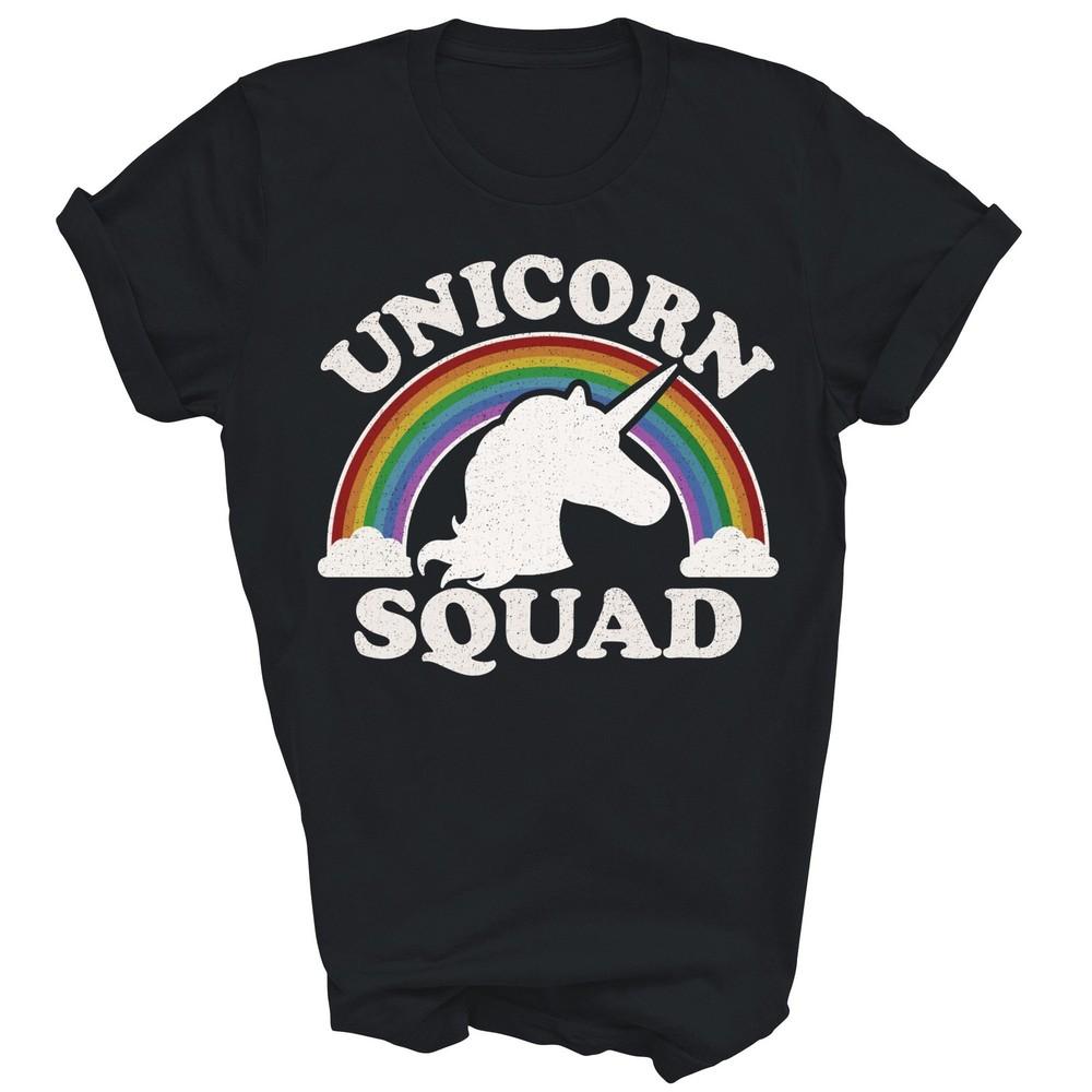 

Rainbow Vintage Unicorn Squad Unisex Shirt Gift 3XL