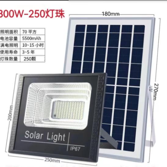 Hight Power Solar LED Light Outdoor Solar Spotlights with remote control Garden led Reflector Waterproof Wall Light