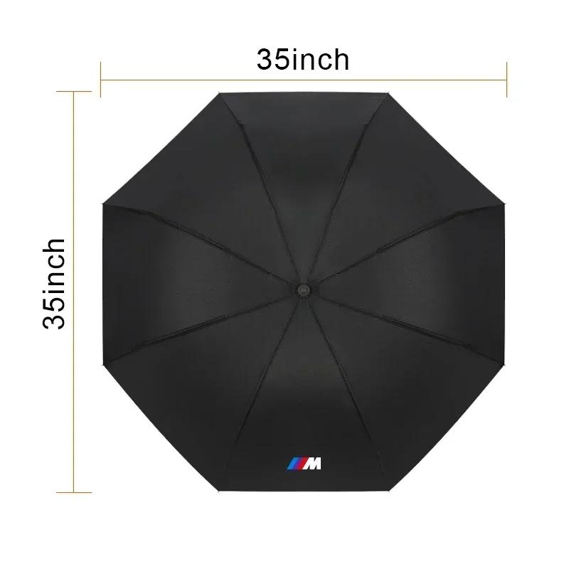 Umbrelă cu Logo Auto Pliabilă Automată Parbriz Parasolar Umbrelă Pentru Seria BMW M Performance 1 3 5 7 M3 M4 M5 M6 X1 X3 X5 X6 X7 E30