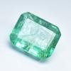 NATURAL Green Emerald 4.95 Ct RARE Emerald Shape CERTIFIED Loose Gemstone
