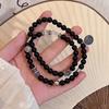 New Chinese-style Mountain Ghost Flower Beaded Double-layer Bracelet Women's National Style Retro 2025 New Bracelet Personalized Versatile Jewelry