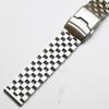 Brushed Stainless Steel Watch Band Strap 18mm 20mm 22mm 24mm Solid Metal Replacement Bracelet Men Black Silver WatchBand