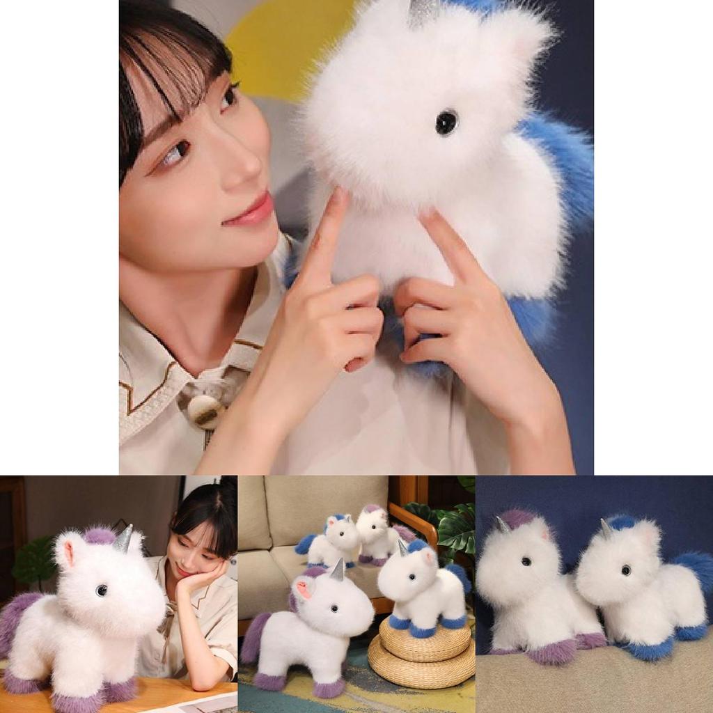Adorable Standing Unicorn Plush Doll Soft Stuffed Toy For Boys And Girls Birthday Gift