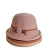 Curled Top Hat Autumn and Winter Thin Japanese Fashion Bucket Hat Sunscreen Visor Hat