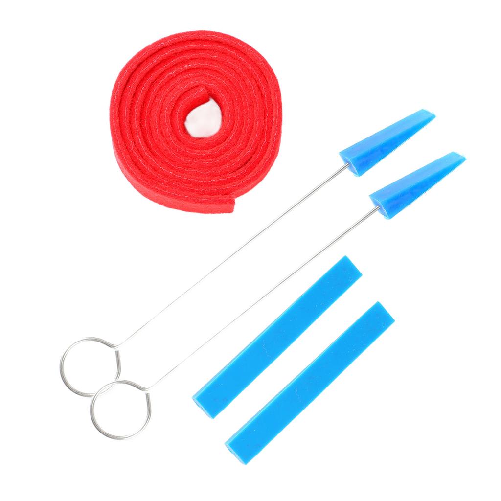 Piano Tuning Tool Kit Wool Felt Temperament Strip Triangular Rubber Mute Blocks Piano Accessories