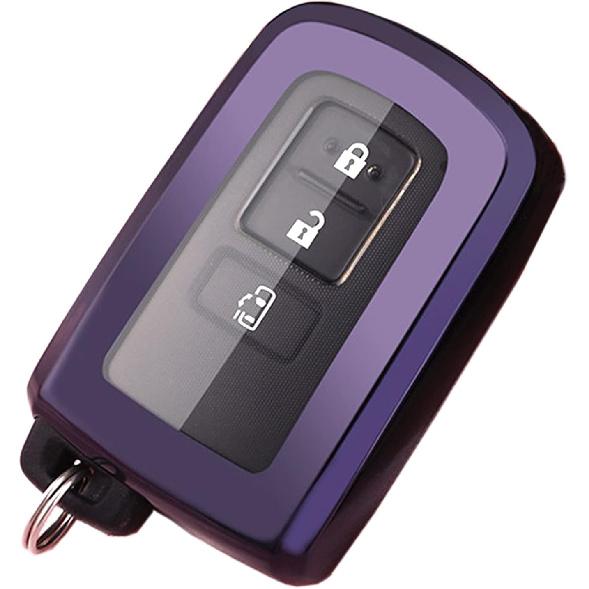 Smart TPU Key Fob Cover Case Keyless Entry Holder Protector for    Toyota Tacoma 4Runner Sequoia 2017 2018 Highlander Avalon Camry Corolla RAV4 Land