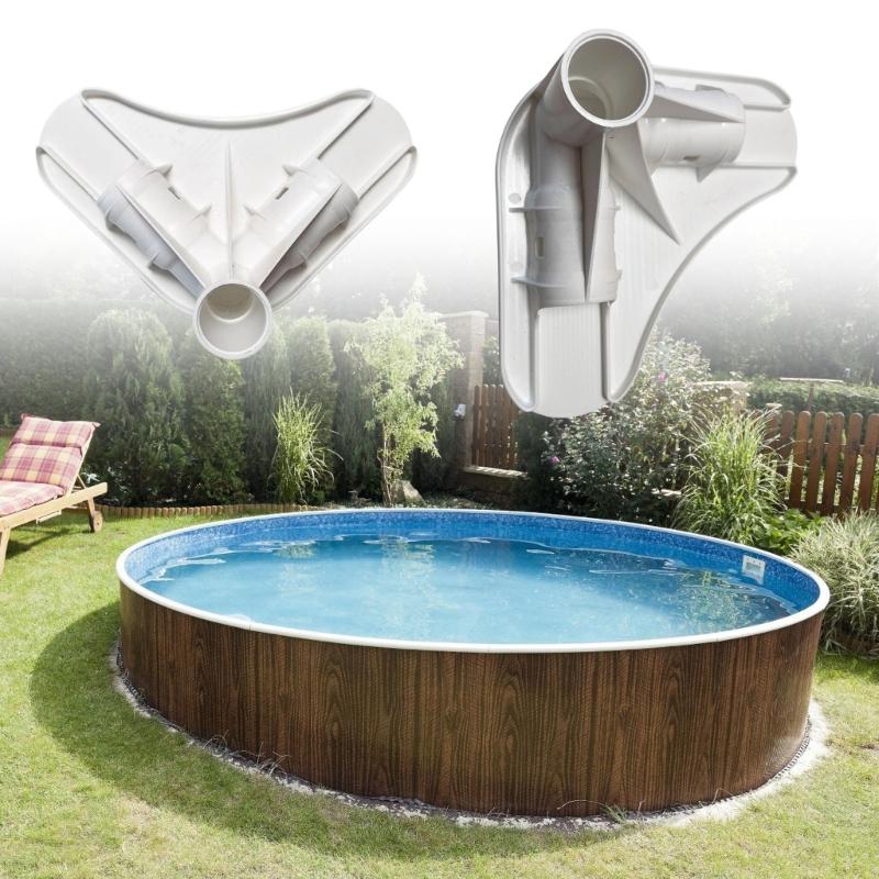 Poolrahmen-Eckstütze Kunststoff Poolrahmen-Eckverbinder Halterungen Ersatzteil für Aufstellpool