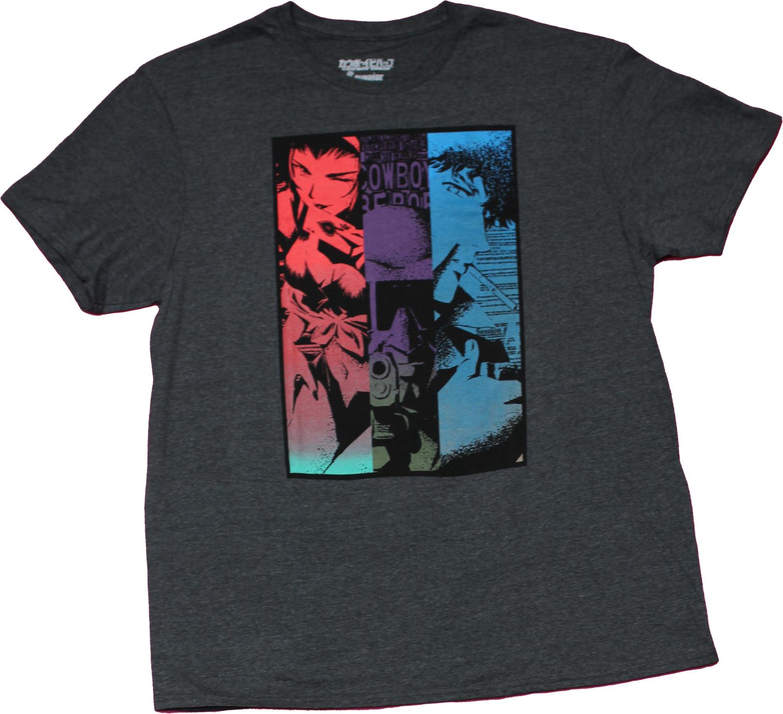 Cowboy Bebop New Adult T-Shirt - Three Color Spike Image XXXL