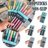 5 Pairs Non-Slip Morandi Colors Chopsticks Set Reusable Home Chopsticks Chopsticks Restaurant S K8W4