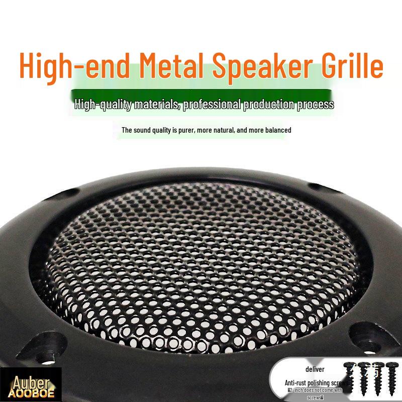 Metal Mesh Speaker Grille Dust Cover for Car Speakers (2" to 10")