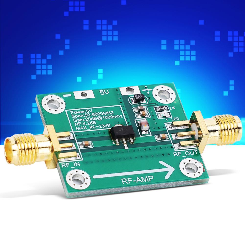 Buy RF Amplifier Module Low Noise Gain 20dB 50‑6000MHz RF WideBand ...