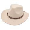 Wide Brim American Style Top Hat Western Cowboy Hat Jackson Jazz Hat Rivet Felt Hat Tibetan Style Woolen Hat Men And Women