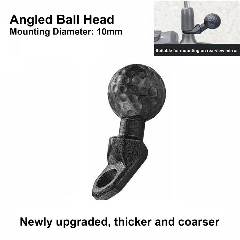 Motorcycle Angled Base M10 M8 Ball Head Adapter Motorcycle Bracket For Go Pro Camera Smartphone GPS Mounts Base Holder Accessori