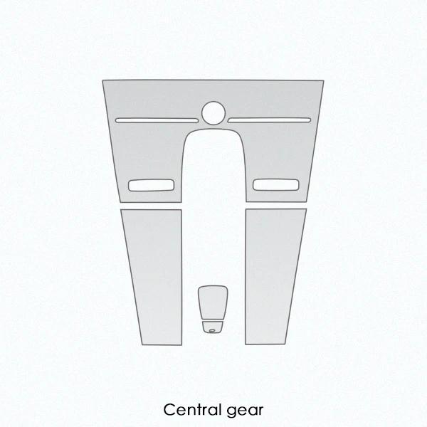 Car Interior Central Console Gear Shift Dashboard Navigation Screen Reading Light Protective Film for Porsche Cayenne Coupe