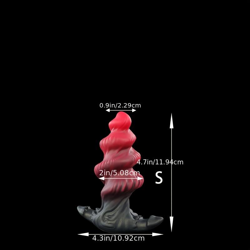 Wearable Silicone Plug, Spiral Texture Design, Soft Liquid Silicone, Flexible Comfortable Fit, Premium Collection, Discreet Packaging