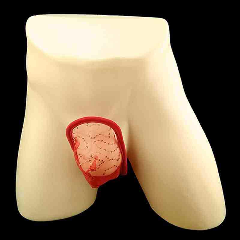 Pánské Sexy Flitrované Průsvitné Tanga C-string Erotické Prádlo JJ Kapsička