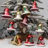 6Pcs 6cm Bell Design Christmas Decoration Beautiful Bell Christmas Tree Hanging Ornament