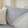 Luxury Soft Sofa Cover for Living Room Non-Slip Solid Thick Sofa Cushion Mat Simple Style Plush Sofa Towel Home Couch Decor